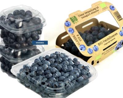 Обладнання для автоматичного наповнення голубкою різних видів упаковки: підвищена точність та більш делікатне поводження з ягодами